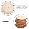 CUWELT 50Pcs Natural Wood Slices for Crafts, 6-7cm Unfinished Log
