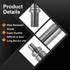 W10359271 W10359272 Dryer Front Back Drum Support Roller Shaft Kit