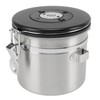 Airtight Coffee Canister 1.2L 304 Stainless Steel Coffee Bean Storage