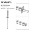 DTGN 4mm x 16mm DxL Blind Rivets Rivet Nuts Dome