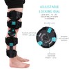 Hinged Rom Knee Brace, Adjustable Post Op Knee Immobilizer for