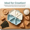 Rice Ball Mold, 6-in-1 Onigiri Mold for Making 6 Triangle