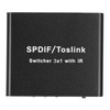 SPDIF/for TosLink Switcher 3x1 Switching Device with Remote Control 3