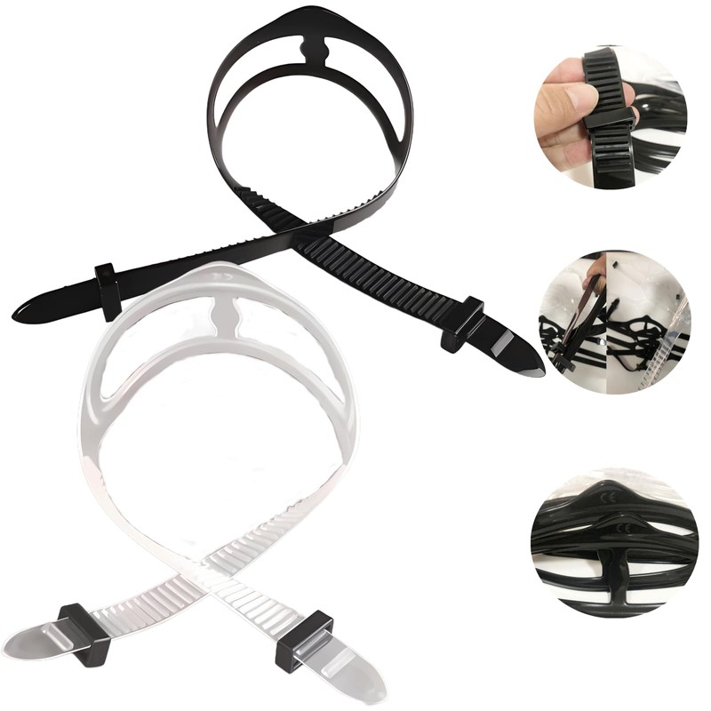XMHBG 2 PCS Universal Silicone Replacement Mask Strap for Scuba