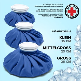 Doctor Designed Cooling Bags/Cooling Pad for Heat Cooling Compress - Waterproof Cool Packs/Ice Pack for Cooling, Instant Cooling Pads for Pain and Injuries [Single Piece, Blue, S, 15 cm]