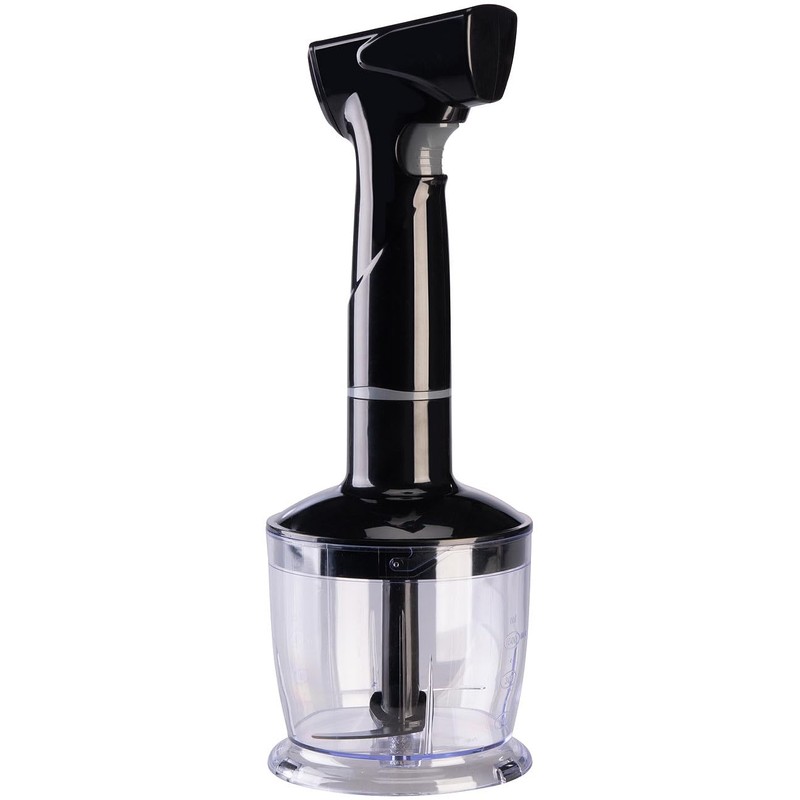 Rosenstein & Söhne Hand Blender, Stainless Steel Cordless Stick Blender