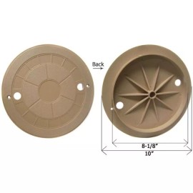 Aftermarket MP Auto-Fill Swimming Pool Water Leveler Deck Lid Cover TAN, HD Replacement Lid