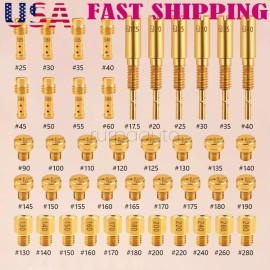 RURPAAUTO 42Pc Carburetor Jet Kit for Mikuni Main Pilot Slow Jet N100.604 VM28/486 VM4/042