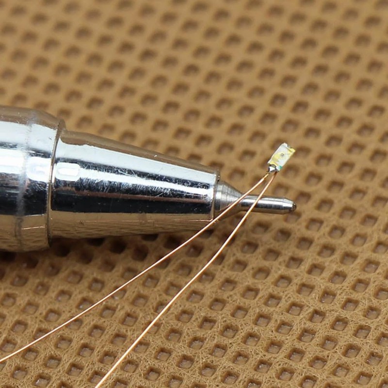 20pcs Pre-Wired Micro 0.1mm Copper Wired SMD LED 0603 C0603W-20