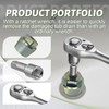 CUQFVAT 1.5'' Tub Drain Extractor Remove the 1.5-inch Old Broken,