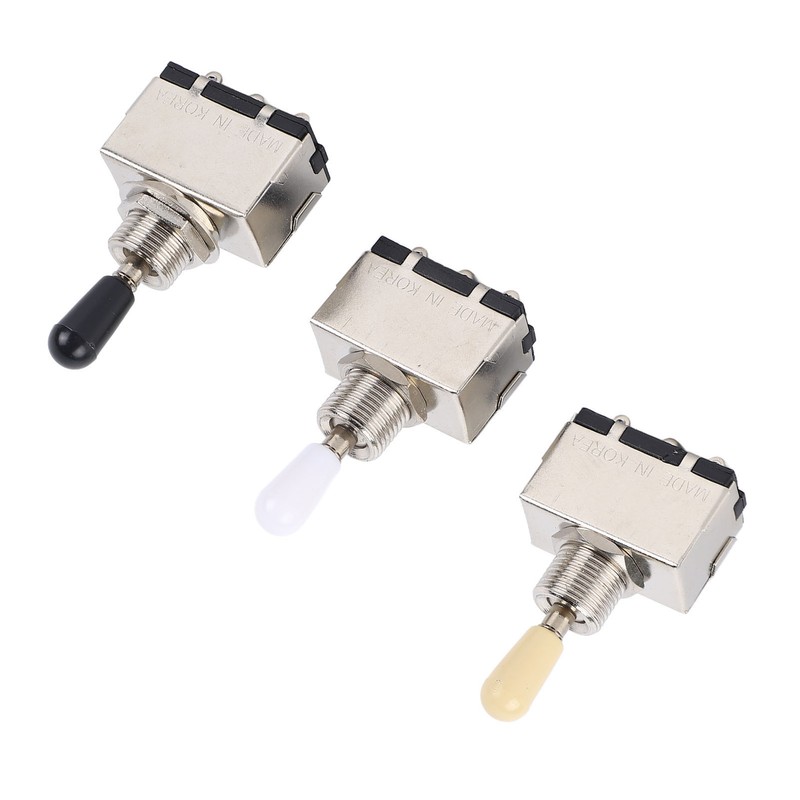 3Pcs Electric Guitar Toggle Switch 3 Way Voice Changeover Shifter