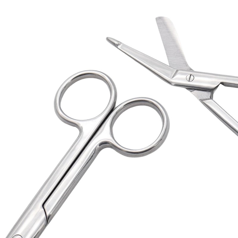 テーピング用ハサミ キーホルダー付き テーピングシザーズ シザース はさみ ナースハサミ 先端ガード付き セーフティチップ 安全ガイド付