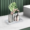 Silicone Bathroom Tray,Shatterproof Silicone Tray for Bathroom Counter,Small Vanity Tray