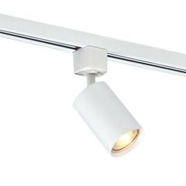 Focus III Railspot 1-Phase GU10 Track Lighting White