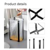 Kitchen Stand Holder, Plastic Bag Drying Rack, Multifunctional Countertop Cups