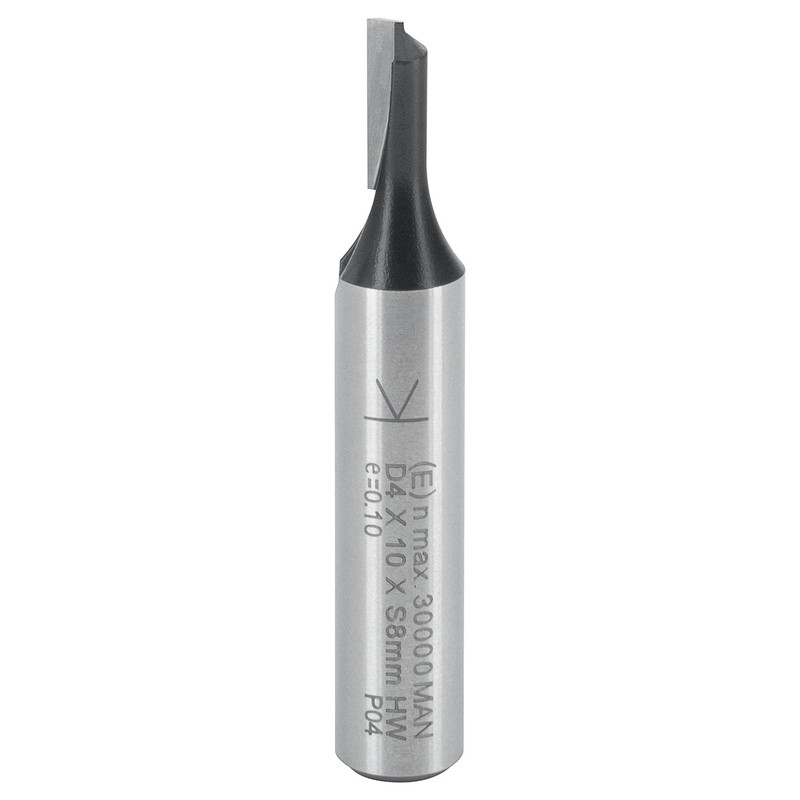 ENT Straight Cutter TC Shank (C) 8 mm, Diameter (A)