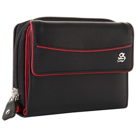 Szuna Genuine Leather Women's Purse Red 017310, red