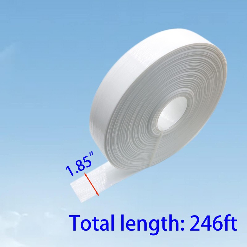 Qlvily Chain Link Fence Privacy Tape, 246ft x 0.15ft Chain