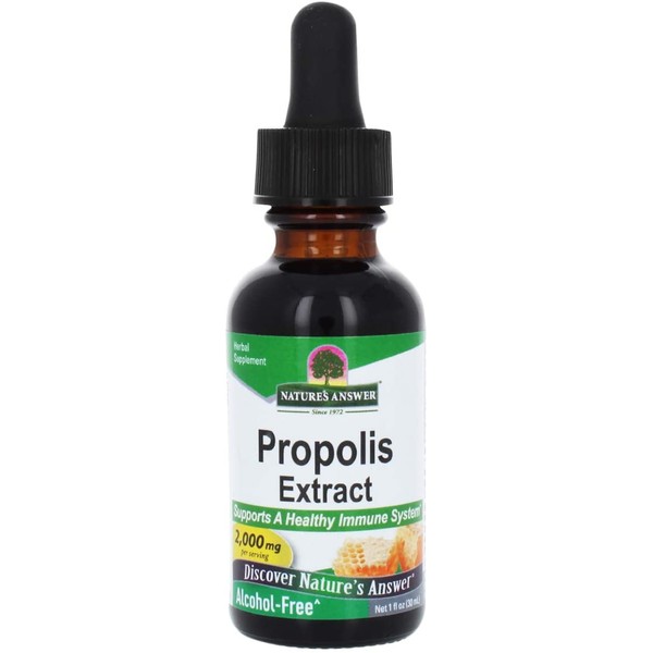 Nature's Answer Alcohol-Free Propolis Resin, 1-Fluid Ounce - Bee Propolis, Propolis Extract