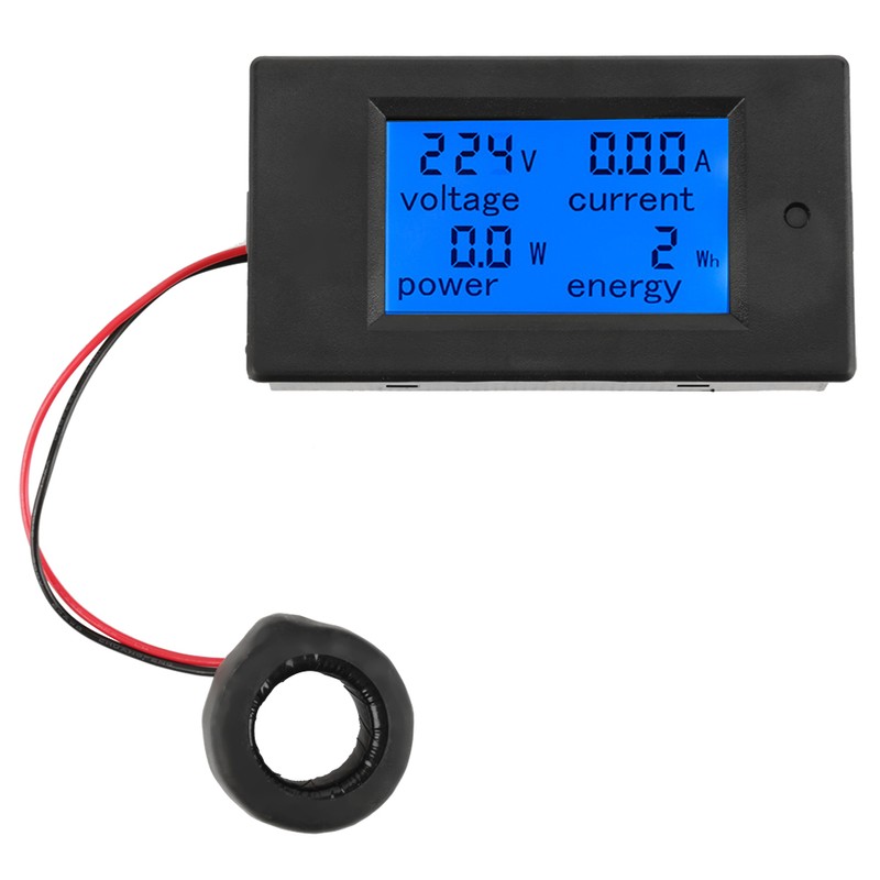 PEACEFAIR PZEM-061 LCD Voltage Current Power Energy Meter Voltmeter Ammeter
