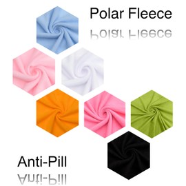 Fleece Ultra-Soft - Sold by The Yard - Variety of Colors - Ideal for Sewing Projects, Scarves, No Sew Fleece Throws and Tie Blankets. (Orange, 1 Yard (36" x 60))