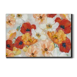 Wexford Home Landscape Canvas Wall Art Abstract Floral Forest Modern Pictures Artwork Decoration for Living Room Kitchen Bathroom Office, Ready to Hang, summer spice, 32x48