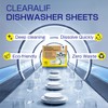 CLEARALIF Dishwasher Detergent Sheets, Lemon Scent, Up To 160 Loads,