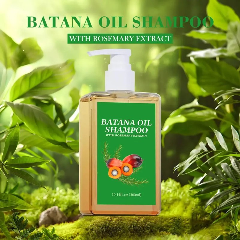 Champú Acondicionador de Batana 300ML,Shampoo para Crecimiento de Cabello, Hidrata