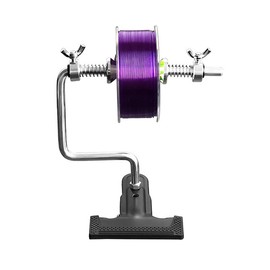 POFET Fishing Line Spooler Fishing Reel Spooling Station with Suction Cup and Clip Dual Purpose Adjustable Protable Stable for Fishermen Fishing Accessories