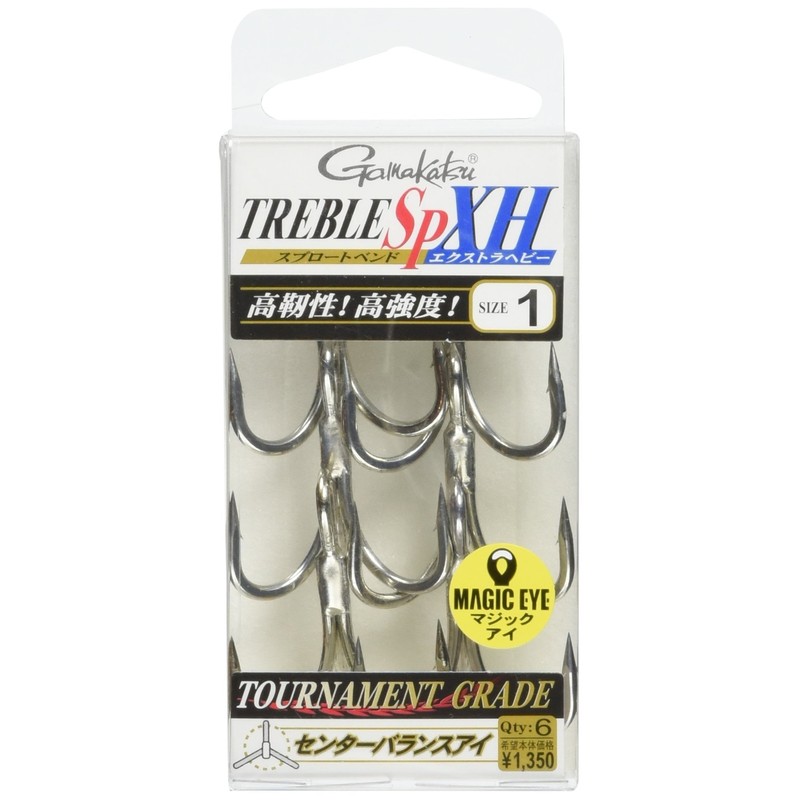 Gamakatsu Triple Hook Treble SP XH Extra Heavy No. 1