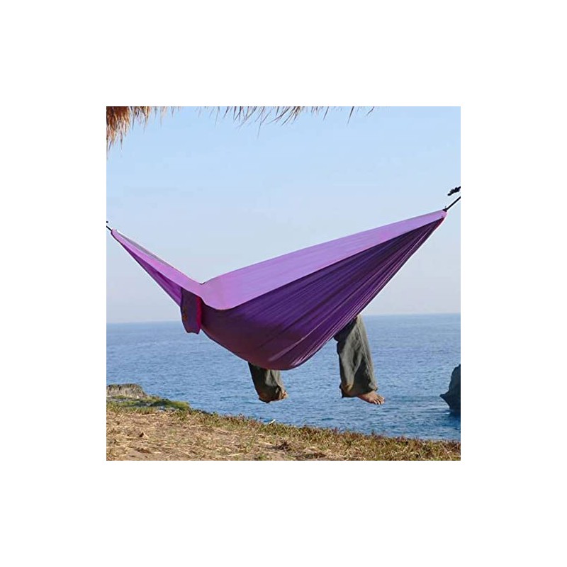 Ticket to the Moon Travel Hammock Purple/Light Purple Weatherproof