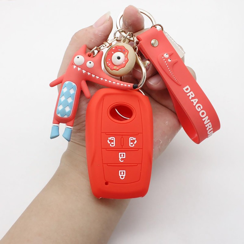 Sienta Key Cover 4-Button, Toyota-Specific Design, Smart Key Case, New