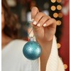120Pcs Green Christmas Ornaments Hangers Hooks for Christmas Tree Baubles,