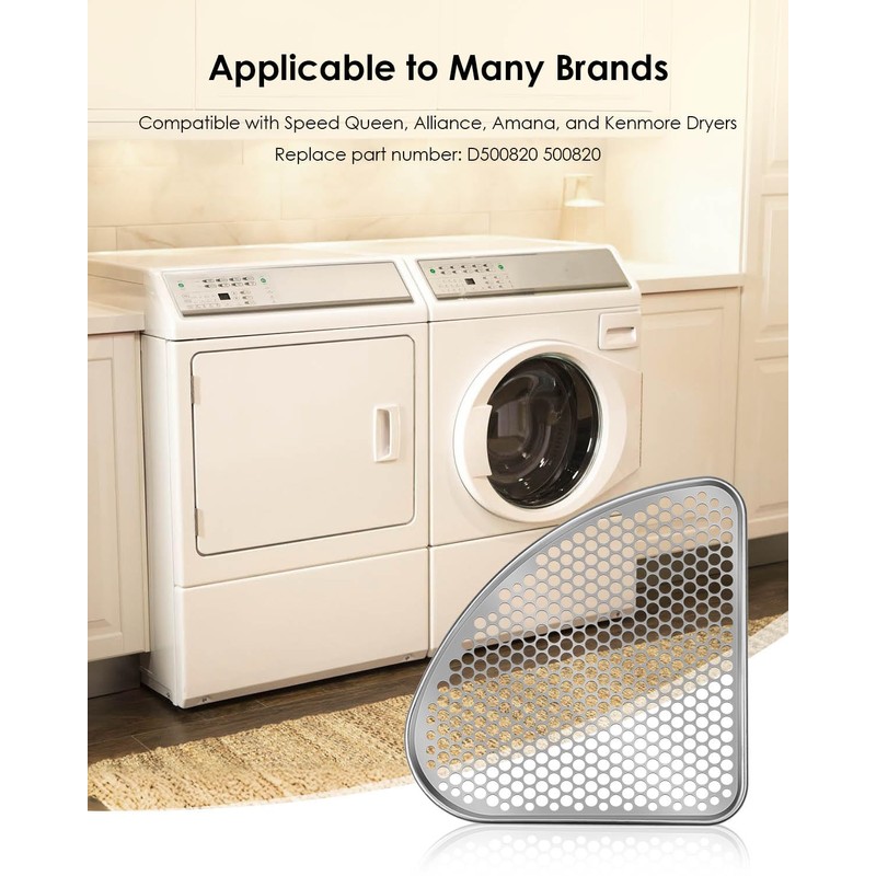 Dryer Heat Outlet Perforated Cover Fit for Speed Queen Amana