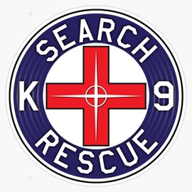 Search and Rescue K9 Sticker Bumper Sticker Vinyl Decal 5"