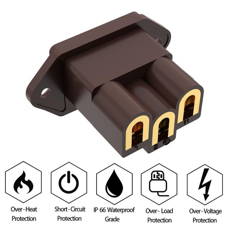 Viborg HiFi Power Inlet AC 250V 10A IEC C14 Panel