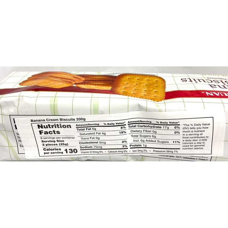 Banana Cream Biscuits - 7.05oz (Pack of 1)