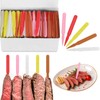 500 Pcs 3 Inch Plastic Steak Markers Colorful Plastic Meat