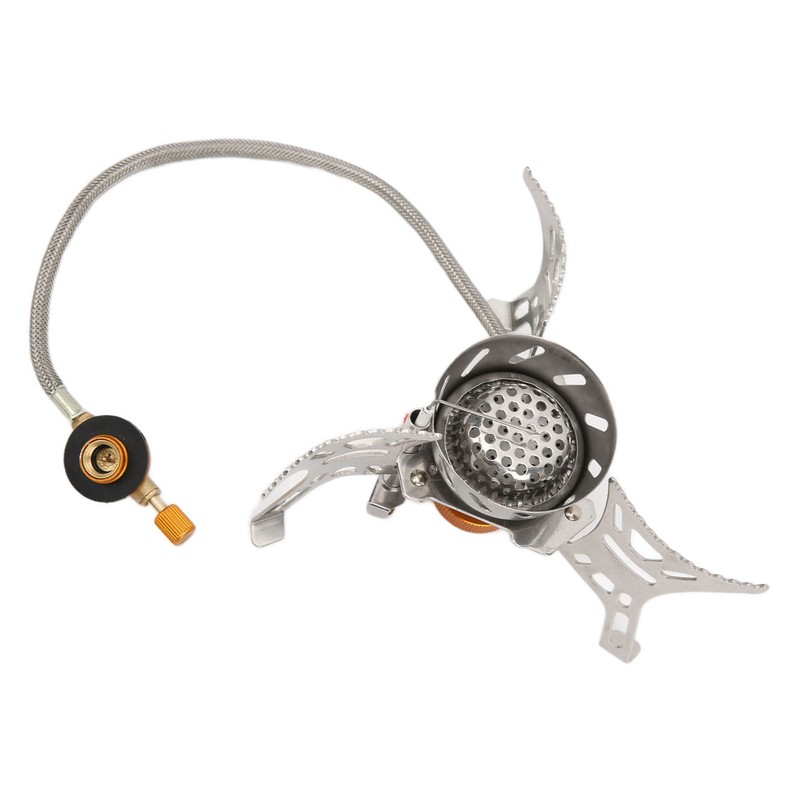 Backpacking Stove Windproof Nonslip Strong Durable Convenient Adjustable Camping Gas