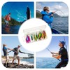 Fishing Lure Kit, Spinnerbaits with Detachable Feather, 20X Fishing Accessories