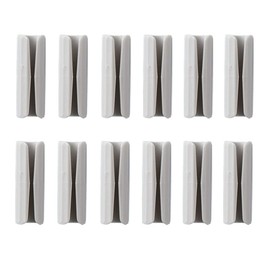 ERCRYSTO Sheet Holders for Various Mattresses with Raised Edge, Bed Sheet Grippers Fasteners, Keep Sheets Snug, 12 Pieces (Gray)