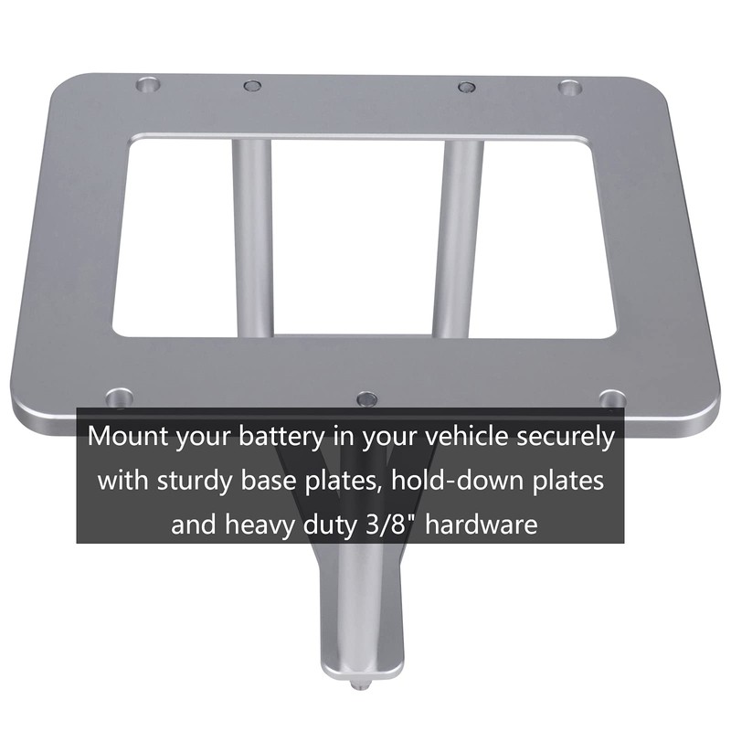 Battery Tray for Optima, Battery Hold Down Kit Battery Relocation