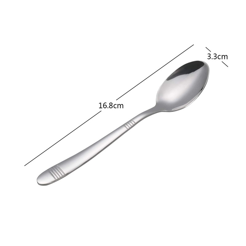 Callyne Set of 12 Dessert Spoon, Small Spoon Stainless Steel