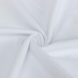 Flushbay Speaker Grill Cloth Black Speaker Fabric Protective Dustproof Mesh Cloth Stereo Fabric for Audio Amplifier Speaker Repair 50x160cm/19.7’’x63’’ (White)