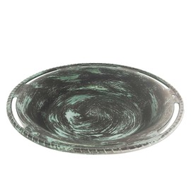 YBYZNOI Hanging Bird Bath 12IN Metallic Green 1 Pack