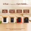 ComSaf 16Pcs Spice Jars with Labes, Glass Jar with Bamboo
