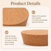 2 Pcs 3~3.5 Inch Tapered Cork Stoppers, Cork Bottle Stoppers