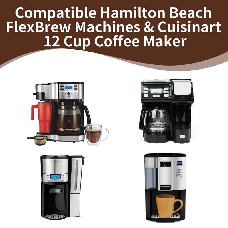 Disposable Coffee Paper Filters for Cuisinart 12cup Coffee Maker DCC-3000P1,