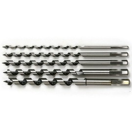 Hex Auger Drill Bit 230mm Wood Anger Drill Bit Set, Shank Woodworking Tool Kit 230mm/460mm for Timber with Diameter 6mm/ 8mm/ 10mm/ 12mm/ 25mm