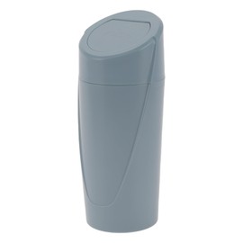 VekAuto 1 Pcs Car Trash Can 3.1" Width 7.9" Height Trash Bin Auto Portable ABS Dark Green Car Cup Holder